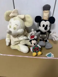 【ディズニーランド内購入】ミッキー・ミニー ぬいぐるみセット