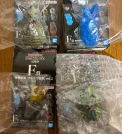 一番くじ　ウルトラマンシリーズ　F賞　怪獣頭鑑　ウルトラ怪獣　vol.2 4種