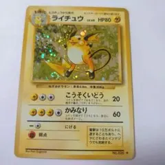 T*T様 ライチュウ ポケモンカード HP80 LV.40 No.026