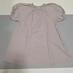tete a tete くすみブラウン半袖ワンピース 95㎝　チュニック　女の子のサムネイル