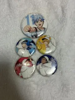 黒子のバスケ缶バッジ5個セット　まとめ売り