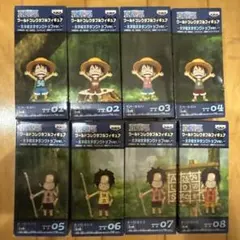 ワンピース ワールドコレクタブル　文字絵文字タンクトップver.8体セット