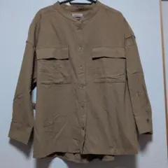 Samansa Mos2 ベージュ 長袖シャツ