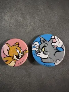 トムとジェリー 缶バッジ 2個セット