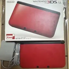 Nintendo 3DS LL レッド × ブラック 本体