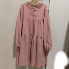 120cm ピンクワンピース