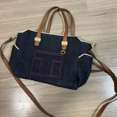 トミーヒルフィガー ショルダーバッグ デニム　バッグ　TOMMY