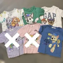 パウパトロール　半袖Tシャツ100 6枚
