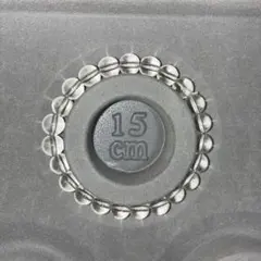 天然8mmクリア水晶パワーストーンブレスレット（念珠）