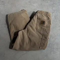お*。様 【120相当】カーハート ワークパンツ ペインターパンツ ブラウン 古のサムネイル