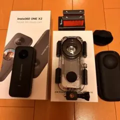 Insta360 ONE X2 本体 防水ケース バッテリーセット