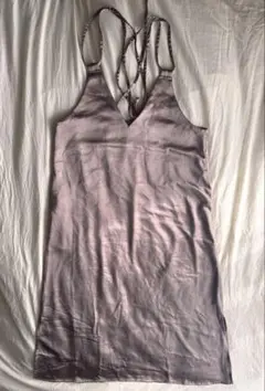 ROSE BUDサテンワンピ キャミワンピース ロングワンピース