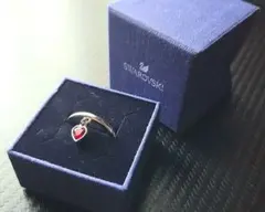 ★SWAROVSKI　スワロフスキー　リング【15号】ハート