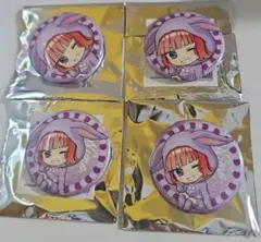 【新品】五等分の花嫁 缶バッチ うさぎ着ぐるみちびキャラVer. 中野ニ乃 2種