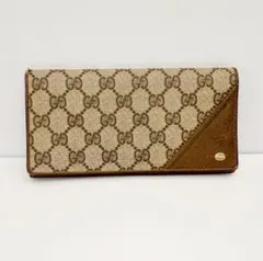 GUCCI グッチ シマ 長財布 ホワイト ゴールド金具 - メルカリ