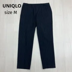 UNIQLO ユニクロ ウールブレンド イージーストレートパンツ アンクル丈