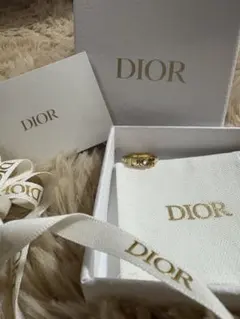 Dior ゴールドリング 箱・カード付き