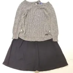 美品✨BURBERRY BLUE LABEL ニット ワンピース カシミヤ M