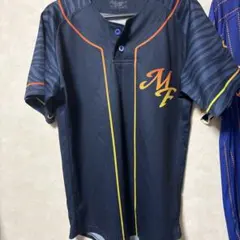 MF ネイビー ストライプ ユニフォーム 6 盛岡大附属練習着