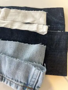 【⭐︎セット!】デニム生地とコットンのはぎれセット