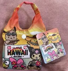 ハワイ　サンリオ　エコバッグ　日焼け　キティ　マイメロ　クロミ　ポチャッコ