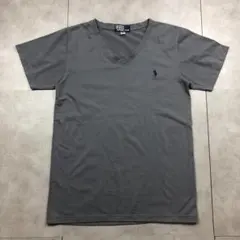 AA298 ポロバイラルフローレン Vネック 半袖 Tシャツ y2k 刺繍ロゴ