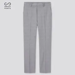 UNIQLOスマートアンクルパンツ グレー 2WAYストレッチ