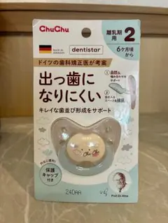 ChuChu チュチュ dentistar 出っ歯になりにくいおしゃぶり 6ヶ月