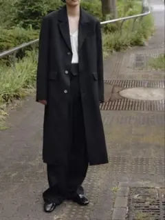 ZARA ザラ　ZW Collection オーバーサイズフロックコート　黒　M