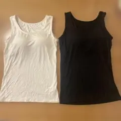 【新品】ブラトップ　ホワイト&ブラック２枚セット　サイズ S