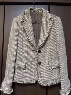 COMME CA DU MODE テーラードジャケット　ツイード生地　90s