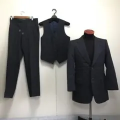 VOGUE３点セットアップスーツ ネイビー S相当