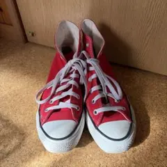 CONVERSE オールスターハイカットスニーカー 24.5cm レッド