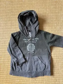 COMME CA ISM グレー フルジップパーカー 86