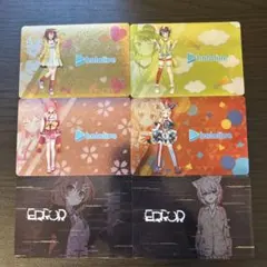 hololive&hololive ERRORメタリックパスコレクション　6枚