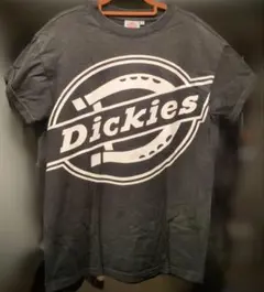 Dickies ビッグロゴ ブラック ロング丈Tシャツ Sサイズ