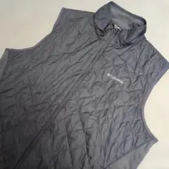 コロンビア Columbia 中綿ポリ フリースベスト サイズXL ダークグレー