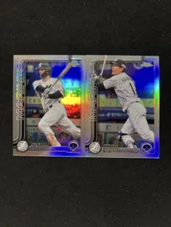 千葉ロッテ Topps Chrome リフラクタ 藤原恭大 ネフタリ・ソト