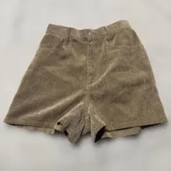 WEGO コーデュロイショートパンツ