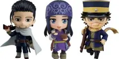 新品未開封　ゴールデンカムイより　ねんどろいど アシリパ、.尾形百之助、杉元佐一