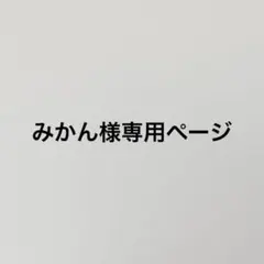 みかん様専用ページ