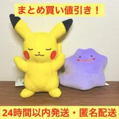 【まとめ買い値引き！】ポケモン　ピカチュウ メタモン ぬいぐるみセット