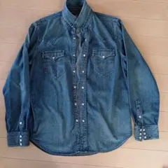 RRL ダブルアールエル デニムウエスタンシャツのサムネイル