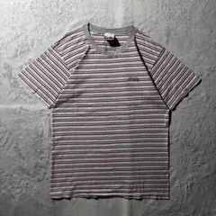 【Y8897】PEPSI-COLA　半袖Tシャツ　サイズM レッド　グレーのサムネイル