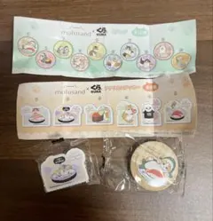 くら寿司 ビッくらポン モフサンド 缶バッジ ① ＆ アクリルステッカー ②