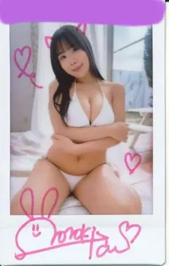 抽プレ当選品　森脇梨々夏 　カラフルビキニ　直筆サイン入りチェキ 抽プレ当選品 森脇梨々夏 カラフルビキニ 直筆サイン入りチェキ 2025年