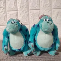 モンスターズインク サリー ぬいぐるみバッジ ２個セット