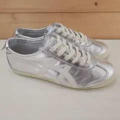 オニツカタイガー メキシコ66 シルバー/ホワイト 23.5cm