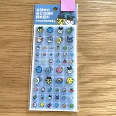 たまごっち　ドロップブロックシール　DROP BLOCK SEAL タイル　青