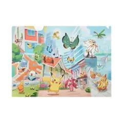 ポケモンセンター シンガポール 限定品 アート A4 クリアファイル